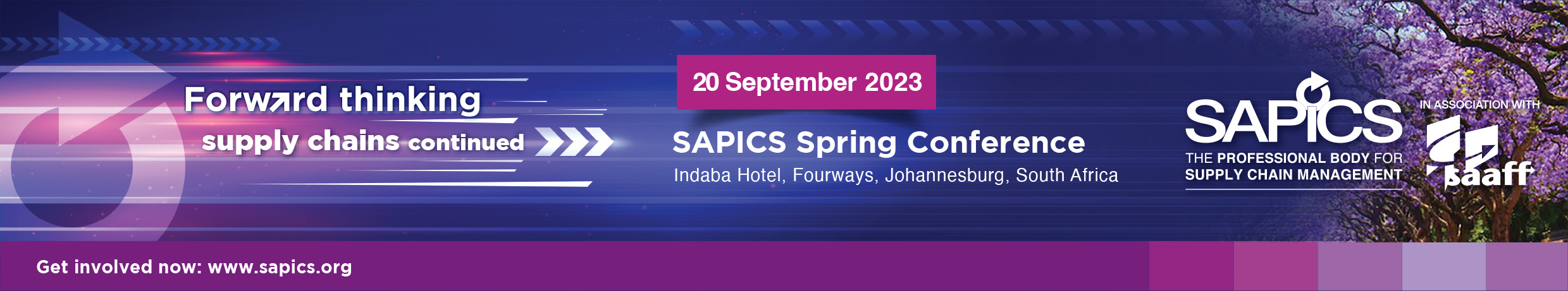 Spring conference banner SAPICS